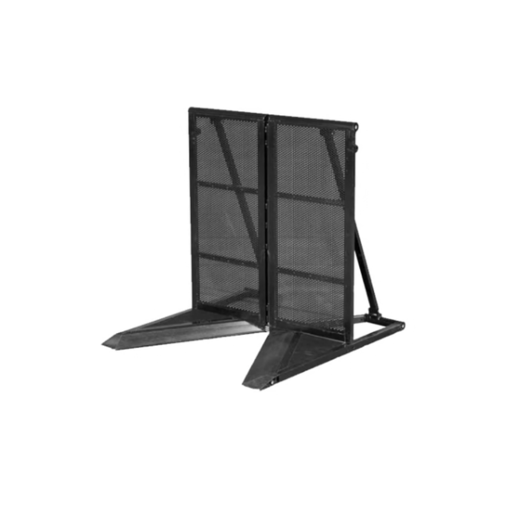 Stage Pit Barrier Angle Adjustable Corner Black