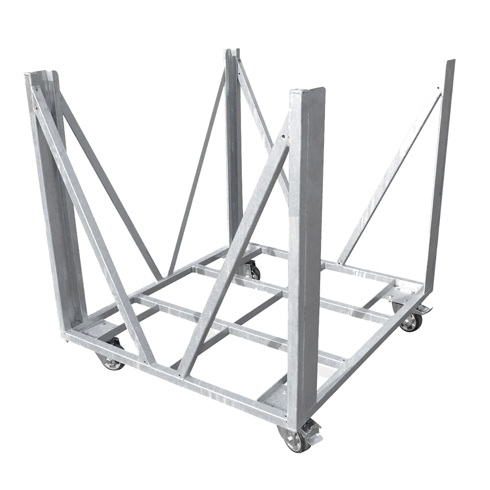 Stage Pit Barrier Trolley for Straight 1M elements